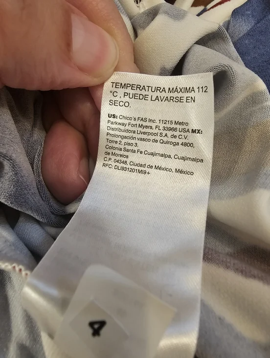 Multi-Coloured Chico's Women's Sleeveless Shirred Neck Maxi Dress - Picture 11 of 12